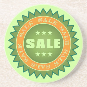 Sale Sticker Coaster