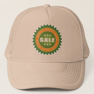 Sale Sticker Trucker Hat