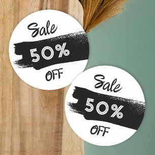Sale sticker urban white masculine promo business 