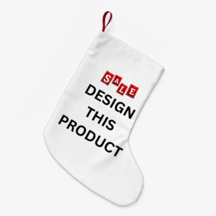 SALE! Stocking Small - Brushed Poly - 2 Sided