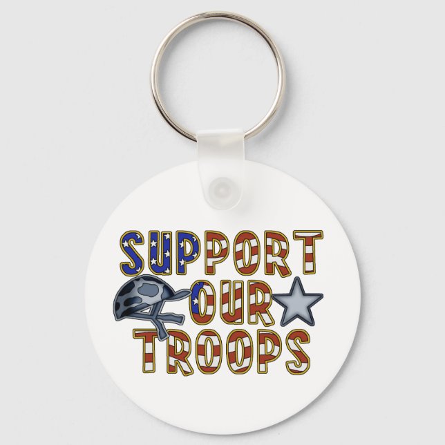 Sale! Support Our Troops - SRF Key Ring (Front)