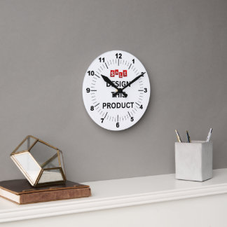 SALE! Wall Clock, 8" Round Acrylic Clock