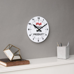 SALE! Wall Clock, 8" Round Acrylic Round Clock