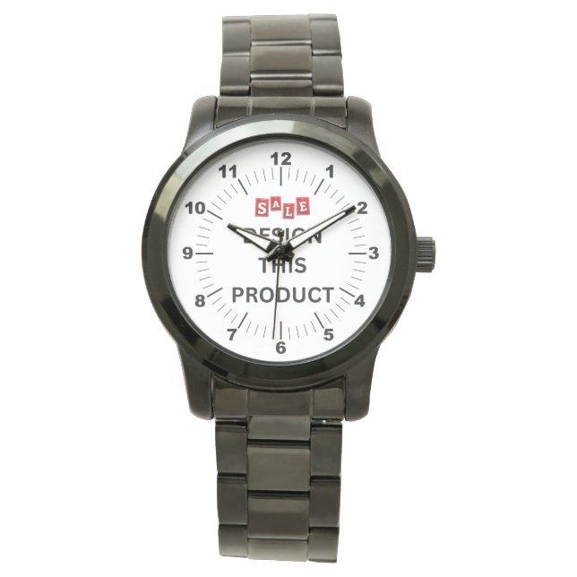 SALE! Women's Watch - Personalised - Oversized  (Front)
