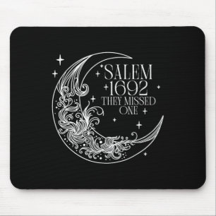Salem 1692 They Missed One Witch Halloween 5  Mouse Pad