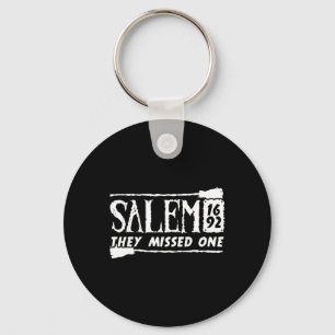 Salem 1692 They Missed One Witch Halloween 6 Key Ring