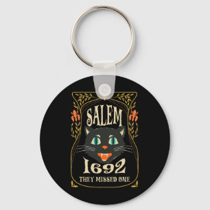 Salem 1692 They Missed One Witch Halloween Key Ring
