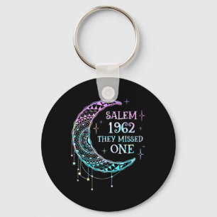 Salem 1692 They Missed One Witch Halloween Trick O Key Ring