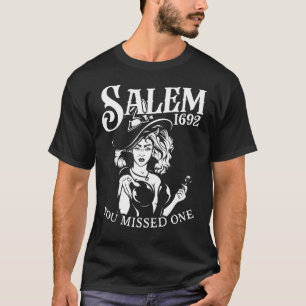 Salem 1692 - You Missed One Witch Halloween Vintag T-Shirt