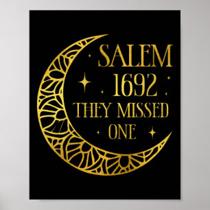 Salem 1962 You Missed One Halloween Feminist Witch Poster