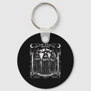 Salem Annual 1692 Witches Convention Vintage Girls Key Ring