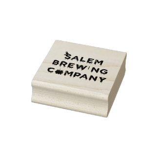 Salem Brewing Company Black Rubber Stamp
