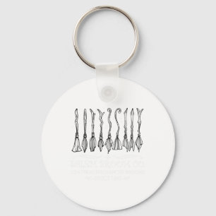 Salem Broom Company For A Halloween Fan Key Ring