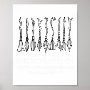 Salem Broom Company For A Halloween Fan  Poster