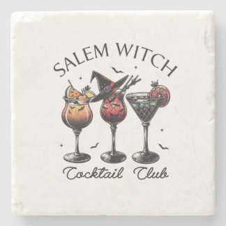 Salem Cocktail Club Stone Coaster