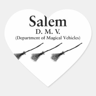 Salem DMV Heart Sticker