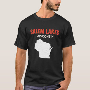 Salem Lakes USA State America Travel Montanan Hele T-Shirt