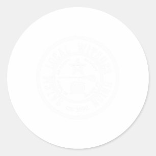 Salem Local Witches Union Est 1692 Halloween Classic Round Sticker