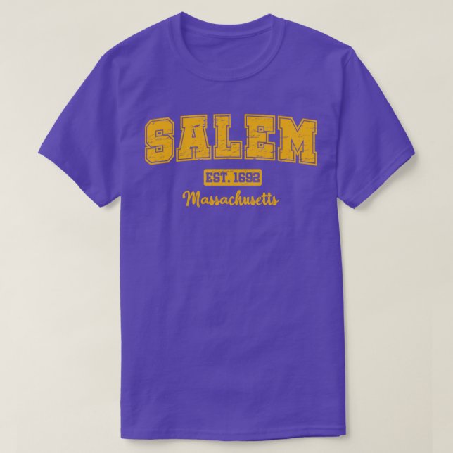 Salem Massachusetts 1692 orng  T-Shirt (Design Front)