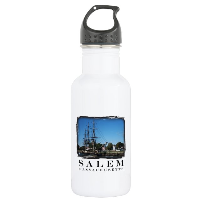 Salem Massachusetts 532 Ml Water Bottle (Front)