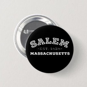 Salem Massachusetts 6 Cm Round Badge