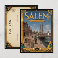 Salem Massachusetts Vintage Art Deco Golden Age