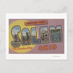 Salem, Ohio (The Quaker City) Postcard
