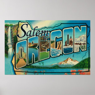Salem, OregonLarge Letter ScenesSalem, OR Poster