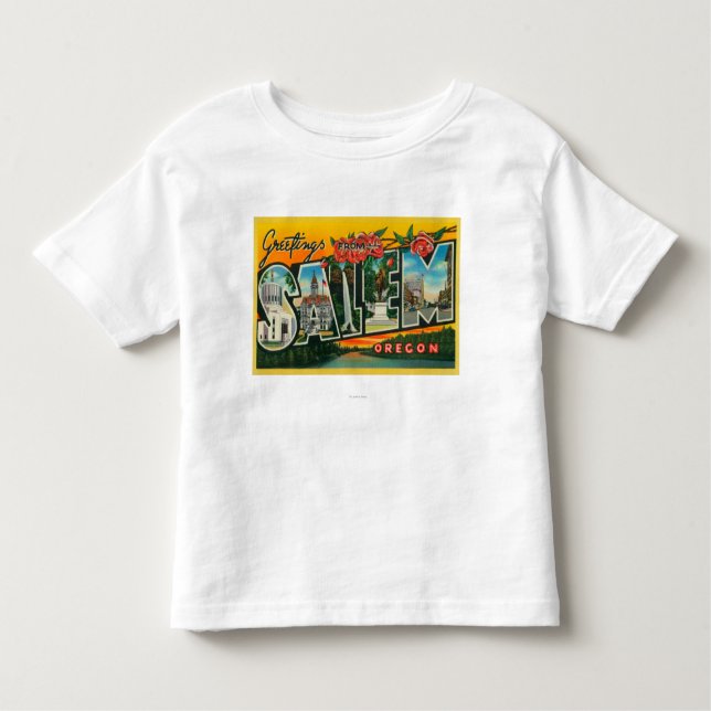 Salem, OregonLarge Letter ScenesSalem, OR Toddler T-Shirt (Front)