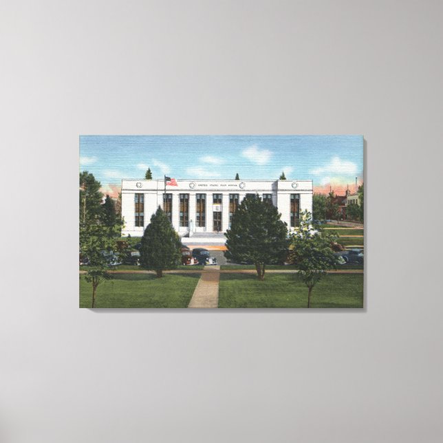 Salem, OregonPost Office ViewSalem, OR Canvas Print (Front)