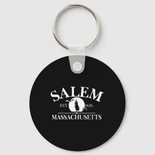 Salem The City Of Witches Machusetts Ma Vintage  Key Ring