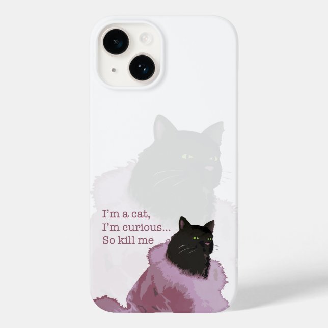 Salem The Princess Cat Taking Over The World Case-Mate iPhone Case (Back)