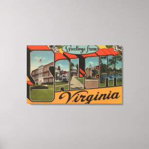 Salem, VirginiaLarge Letter ScenesSalem, VA Canvas Print