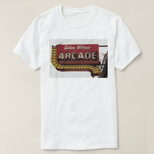 Salem Willows Arcade Neon Sign T-Shirt
