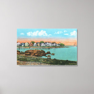 Salem Willows View of Juniper Point and Salem Canvas Print