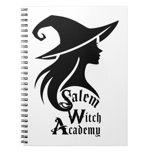 Salem Witch Academy Halloween Wiccan Witches Notebook (Front)