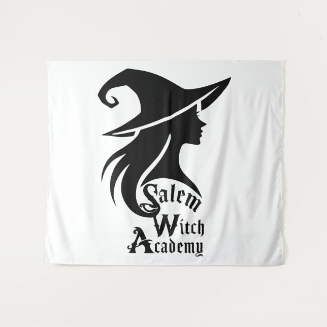 Salem Witch Academy Wiccan Witches Halloween Party Tapestry (Front (Horizontal))