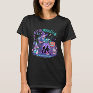 Salem Witch Book Club Halloween Reading Book Lover T-Shirt