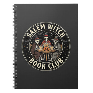 Salem Witch Book Club Halloween Skeleton Design_1