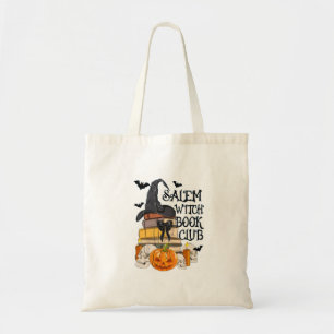 Salem Witch Book Club Halloween Tote Bag