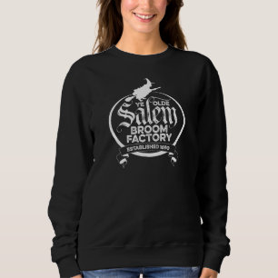Salem Witch Broom Factory – funny vintage gothic Sweatshirt