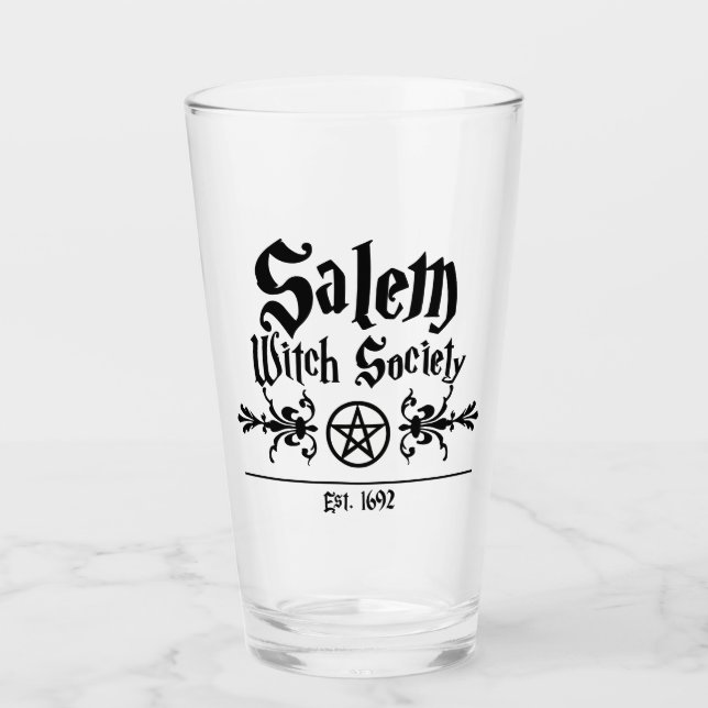 Salem Witch Society Glass (Front)