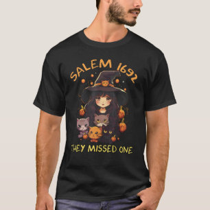 Salem Witch Trials 1692 They Missed One Halloween T-Shirt