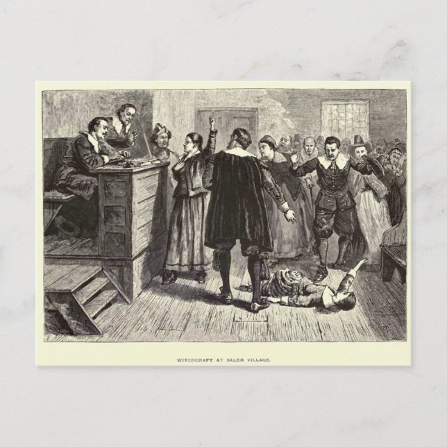 Salem Witch Trials Postcard (Front)