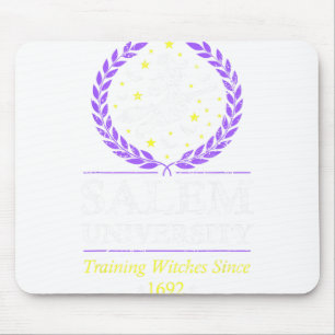 Salem Witch University Training Halloween Women  Mouse Pad