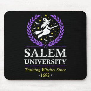 Salem Witch University Training Halloween Women Mouse Pad