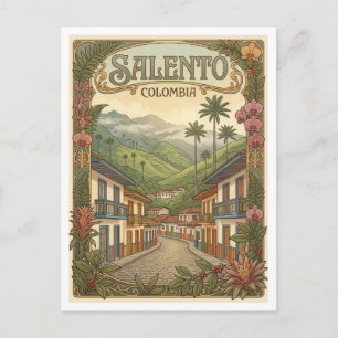 Salento Colombia Postcard