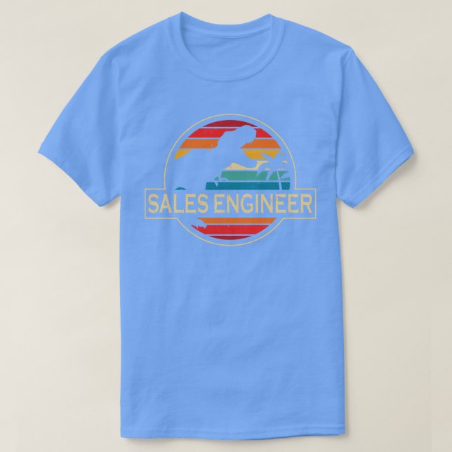 Sales Engineer Dinosaur T-Shirt (Design Front)
