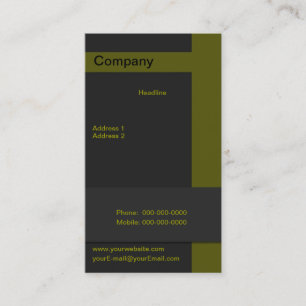 Sales Manager Business Card