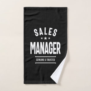 Sales Manager Job Title Gift description: Hand Towel